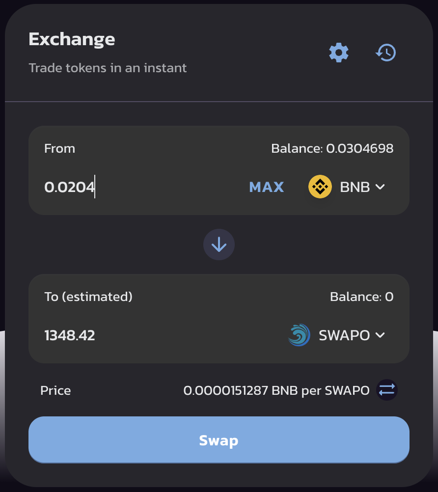 Swap Ocean - Create Your Own DEX